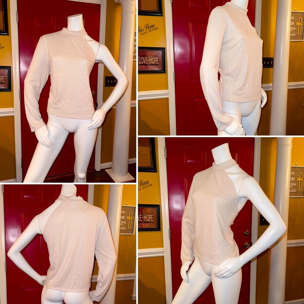 One Sleeve Shoulder-Out Sweater
